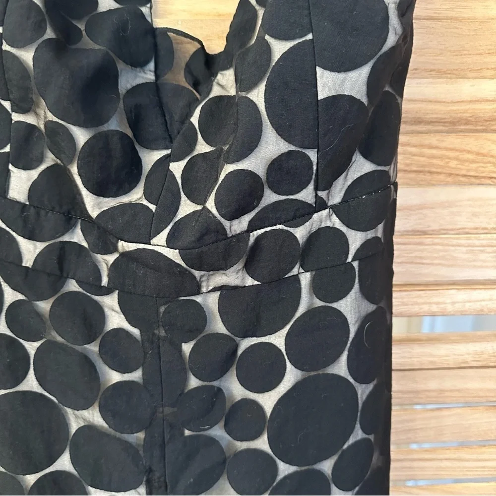 CUSHNIE Halter Neck Polka Dot Jumpsuit in black size 8 - Picture 7 of 11